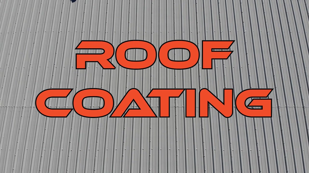 Commercial roof coating project video preview