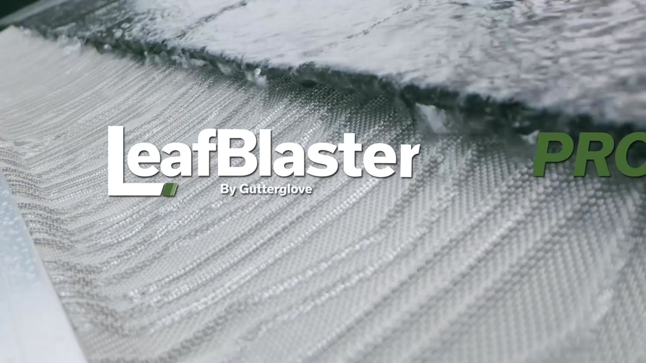 LeafBlaster Pro gutter guard video preview